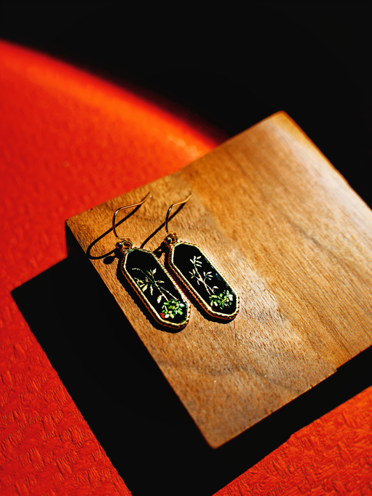 Bamboo earrings