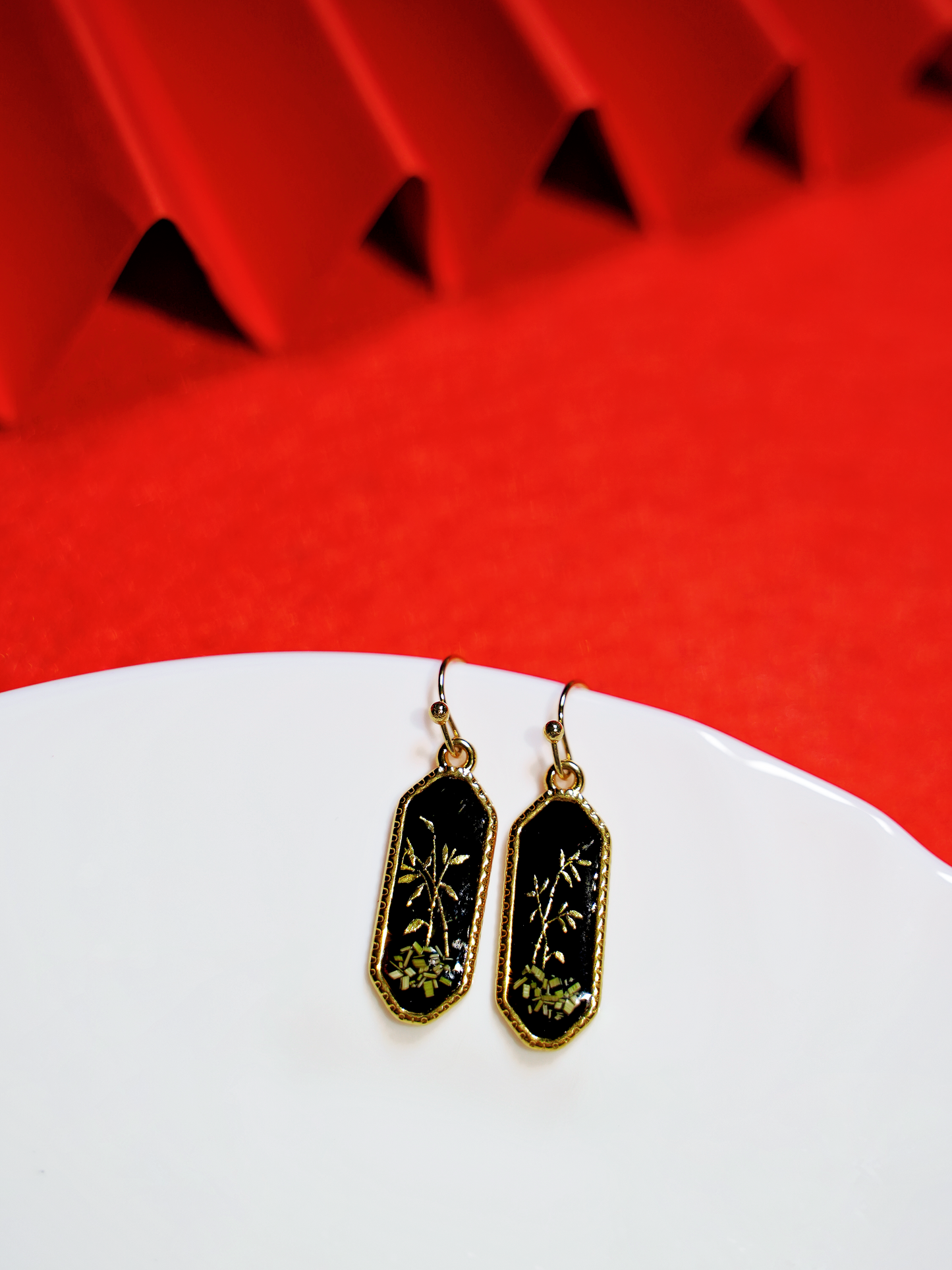 Bamboo earrings