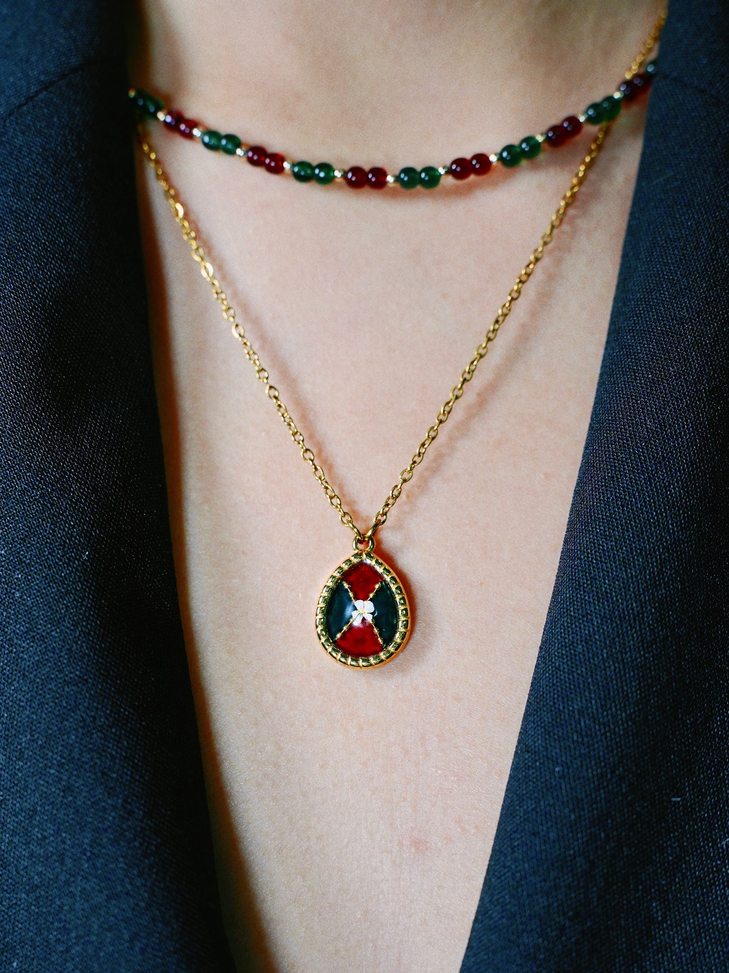 Winter Gleam Collection - Glimmer Necklace set