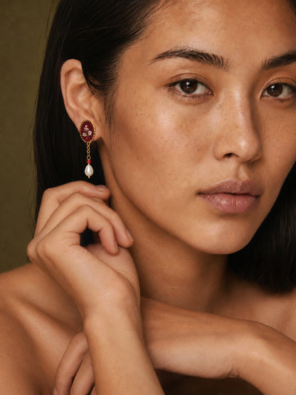 Rosette Earrings